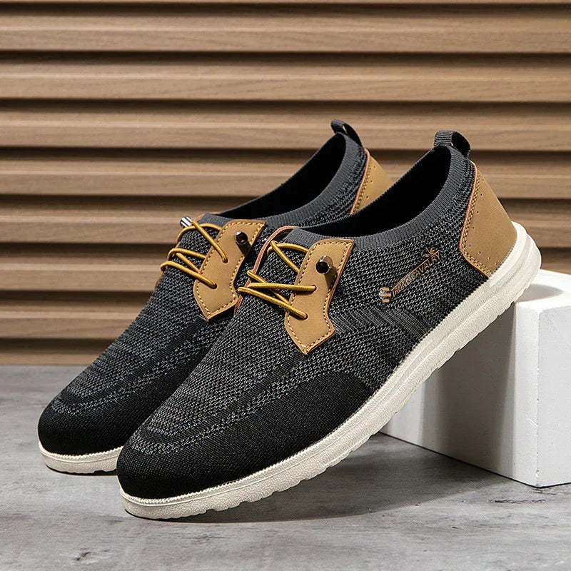 Lässige Slip-On Mesh-Schuhe Leichte Atmungsaktive Slipper Herren Walking Laufschuhe Sportschuhe