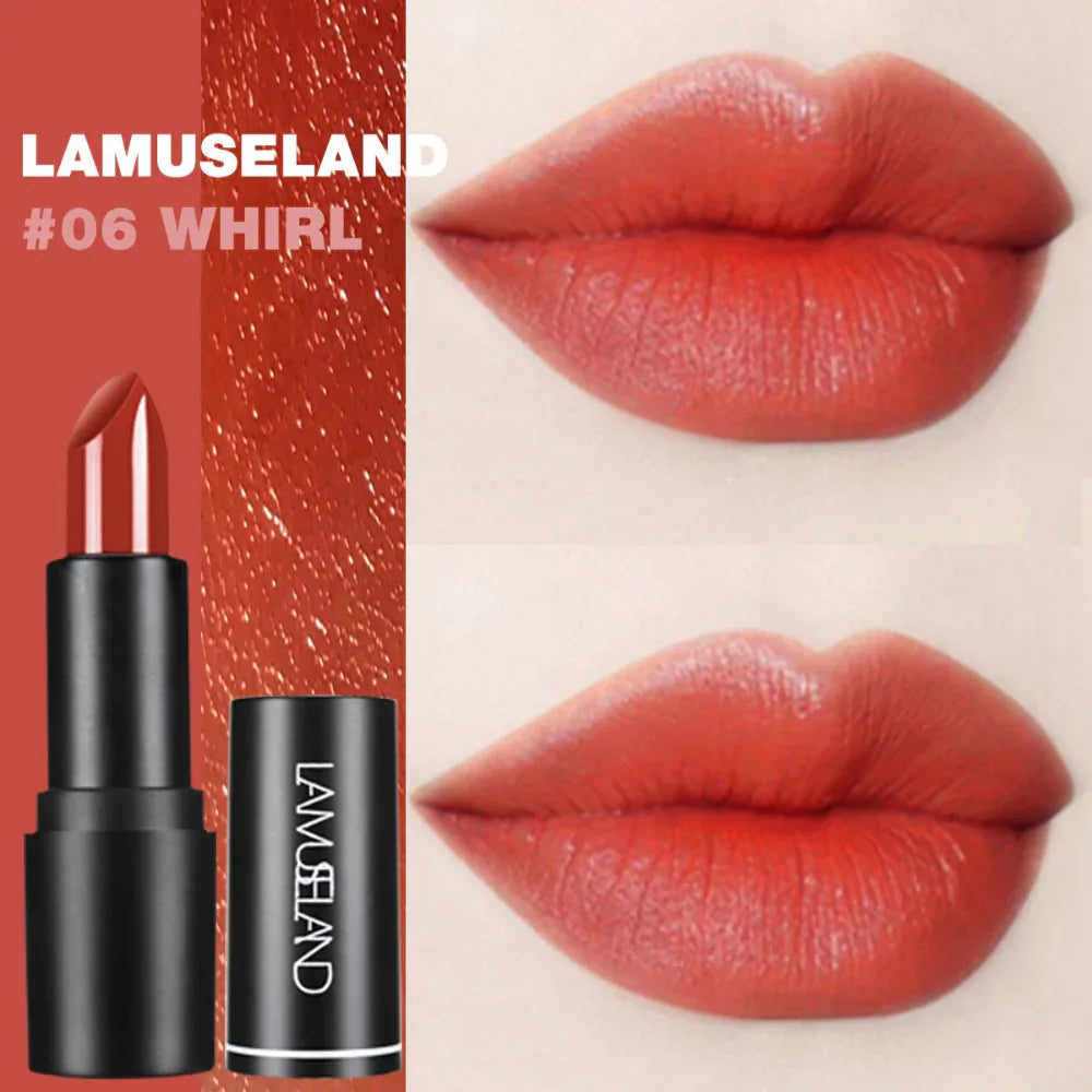 12-Color Moisturizing Velvet Lipstick