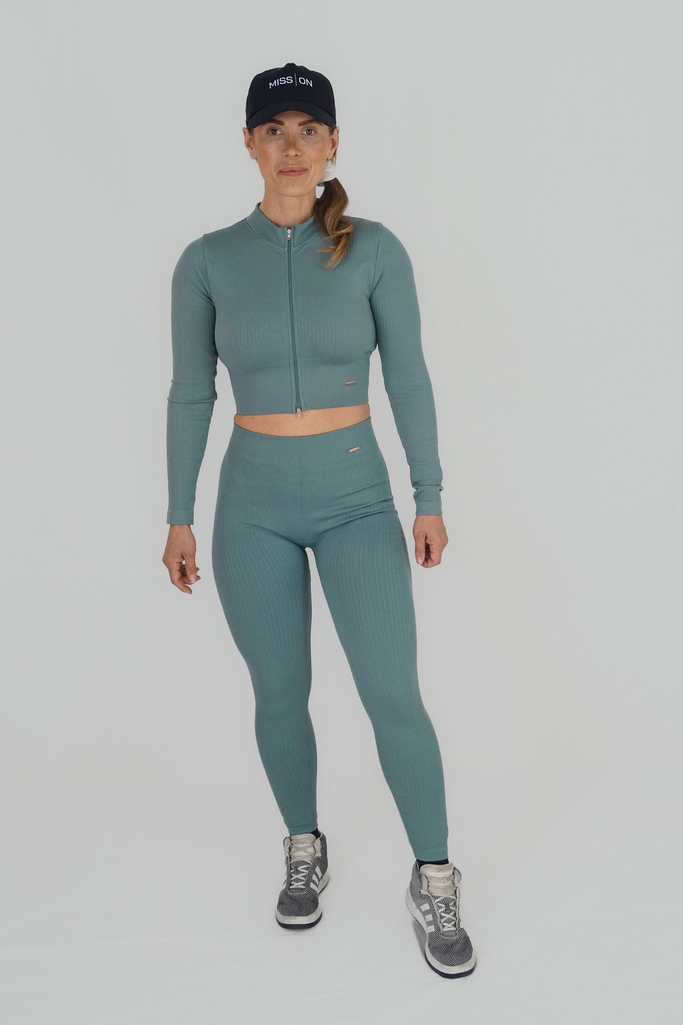 MISS ON RIBBED Veste de sport sans coutures