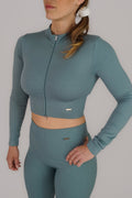MISS ON RIBBED Veste de sport sans coutures