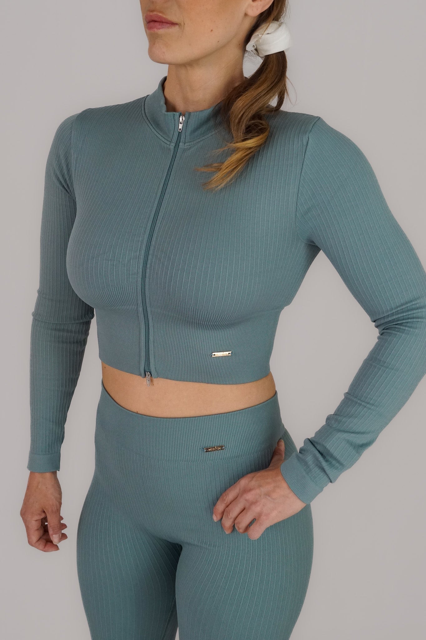 MISS ON RIBBED Veste de sport sans coutures