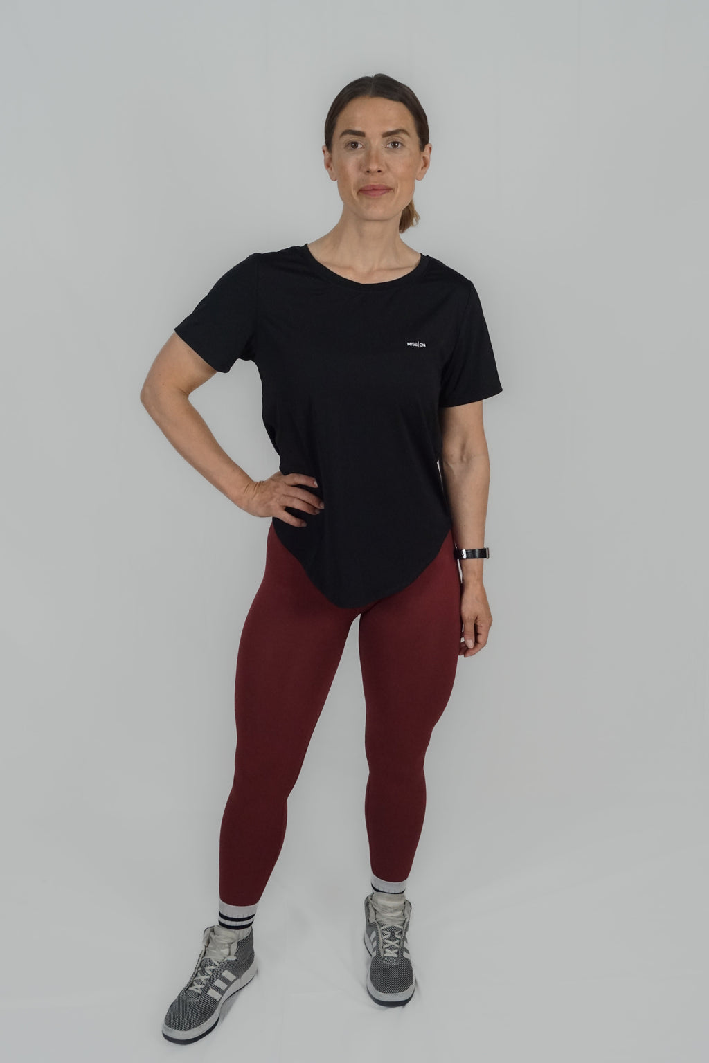 T-shirt MISS À BORD ARRONDI