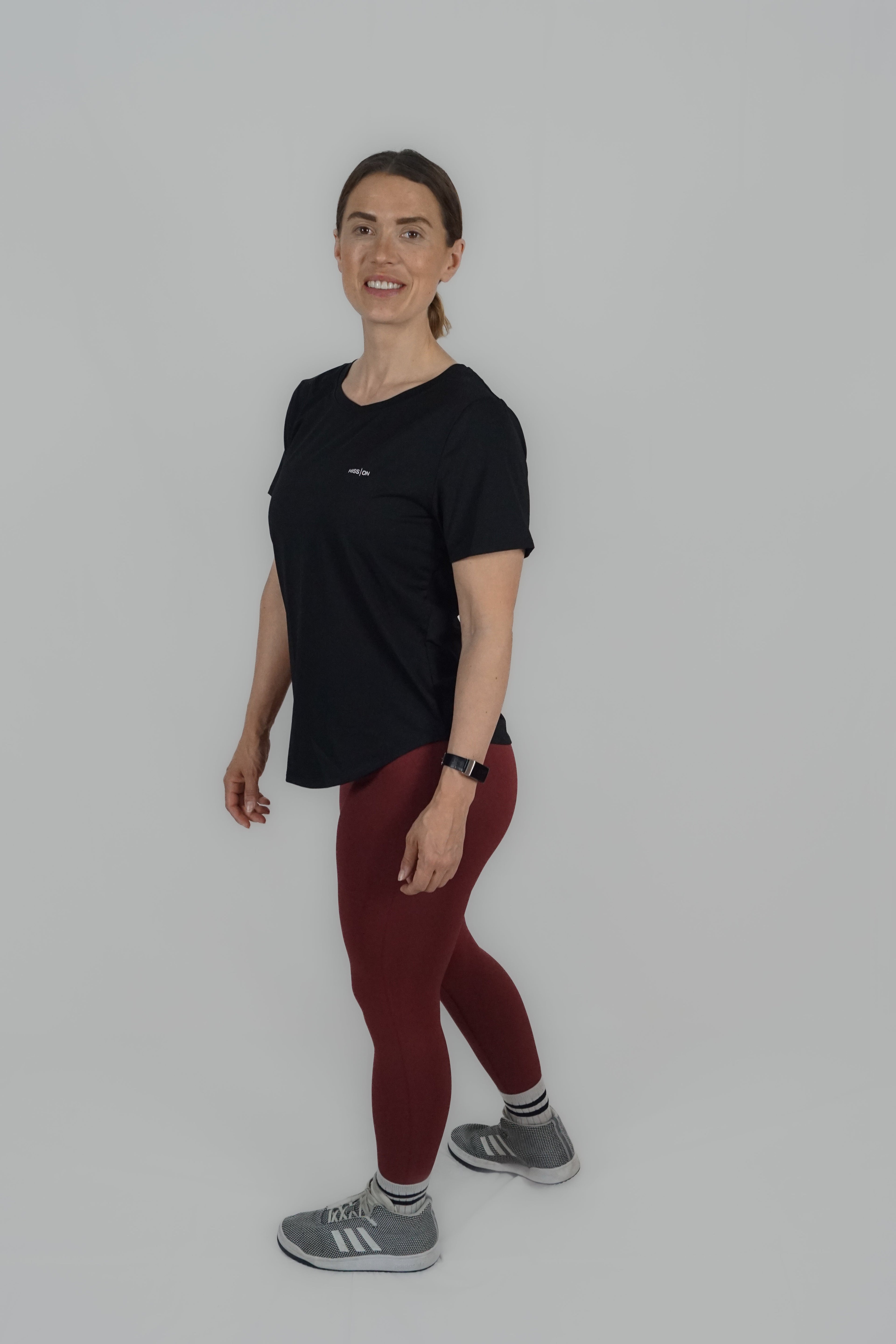 T-shirt MISS À BORD ARRONDI