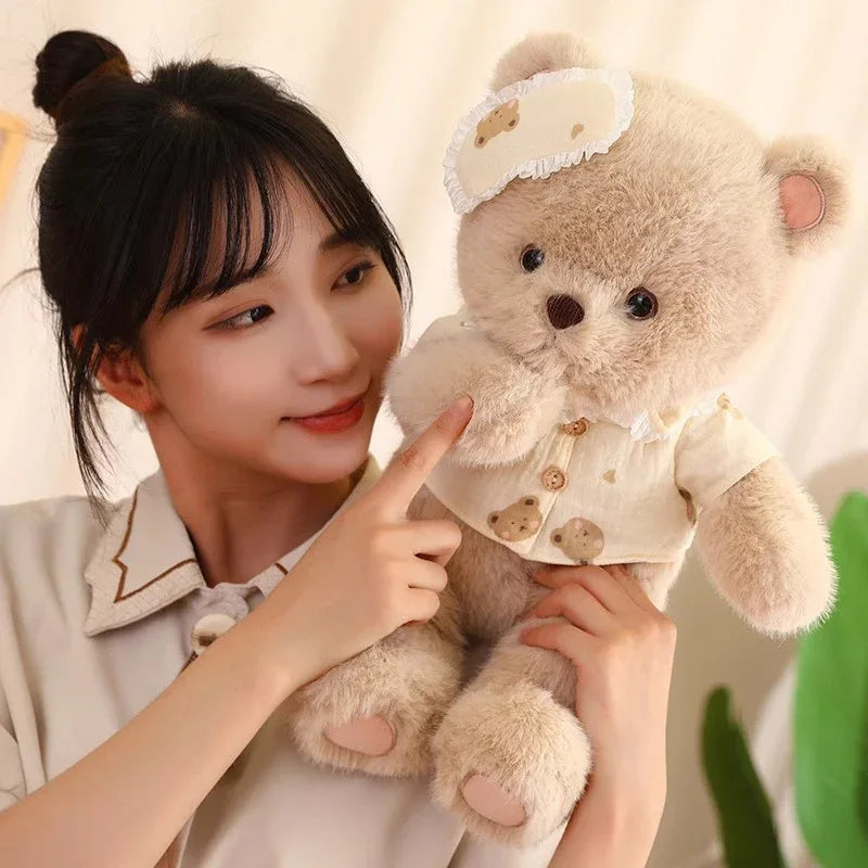 Peluche ours en peluche douce et mignonne