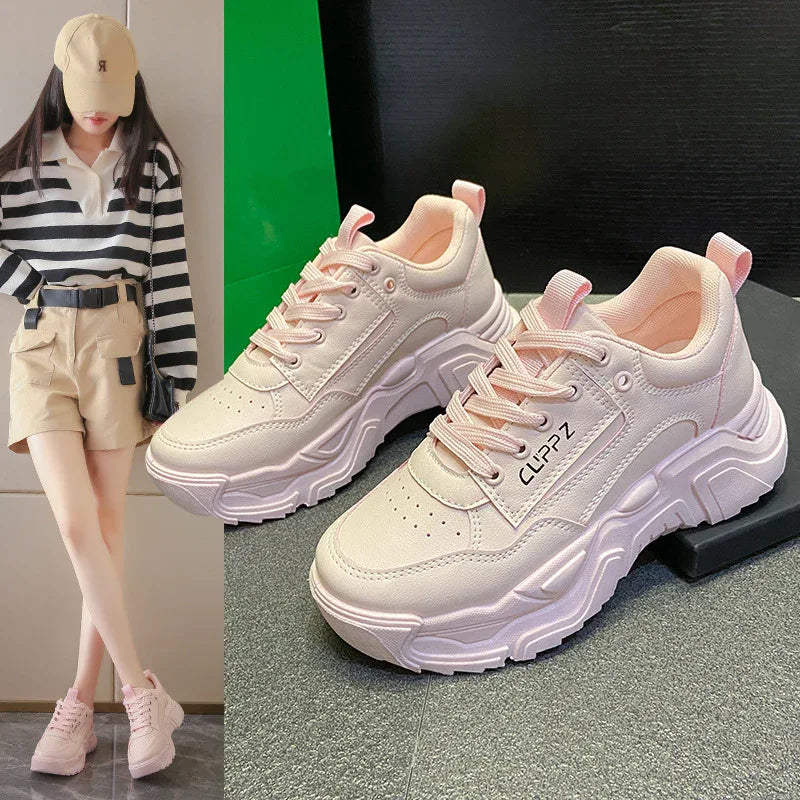 Chaussures décontractées polyvalentes Baskets de sport tendance pour femmes