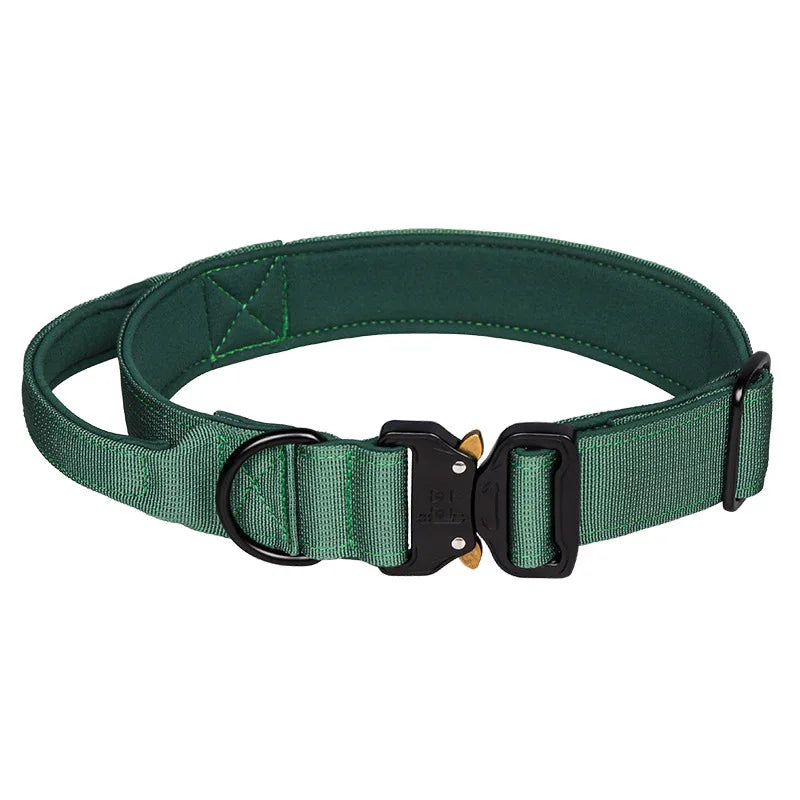 Taktisches Halsband Nylon Haustier Schnellschnalle Outdoor-Hundehalsband