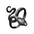 Bague ajustable Serpent Rétro en Alliage de Zinc