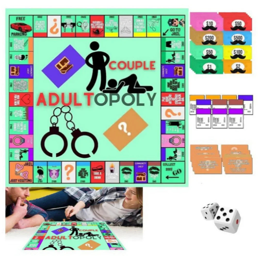 Jeu de société Monopoly Hot Soirée Jeux pour Couples