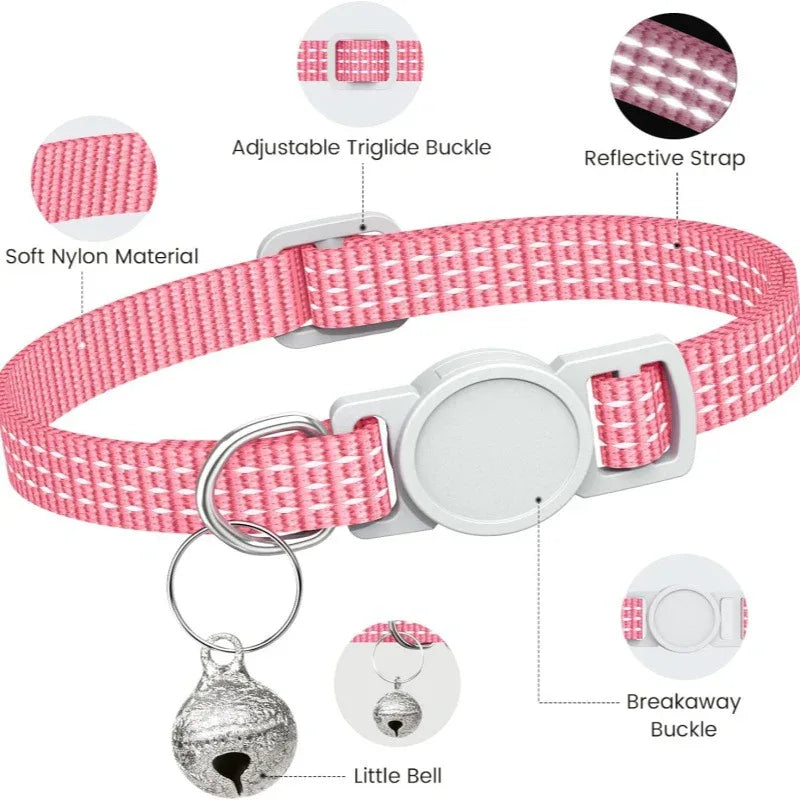 Collier pour chat en nylon respirant et confortable Produits pour animaux de compagnie