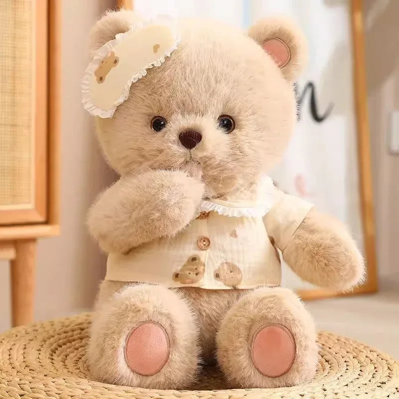 Peluche ours en peluche douce et mignonne