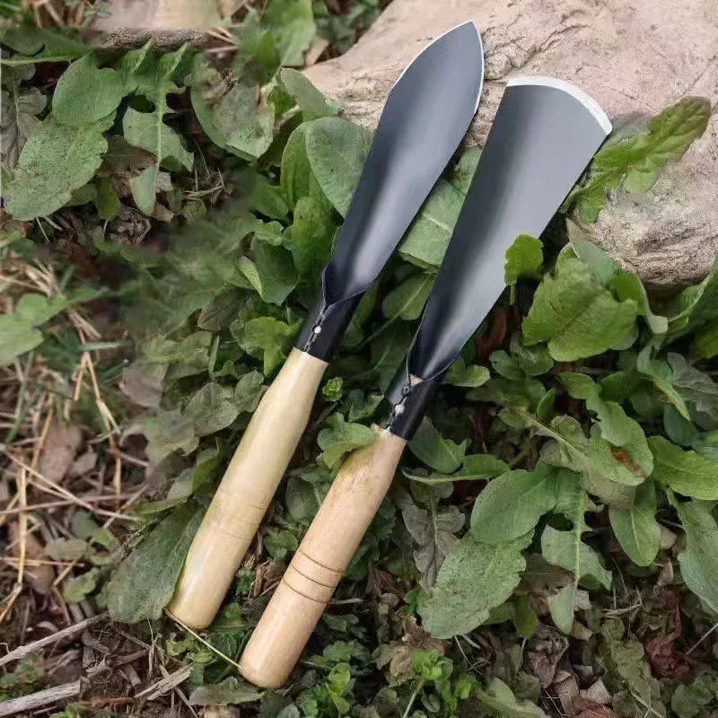 Outils de jardinage multifonctionnels : pelle plate et pelle pointue