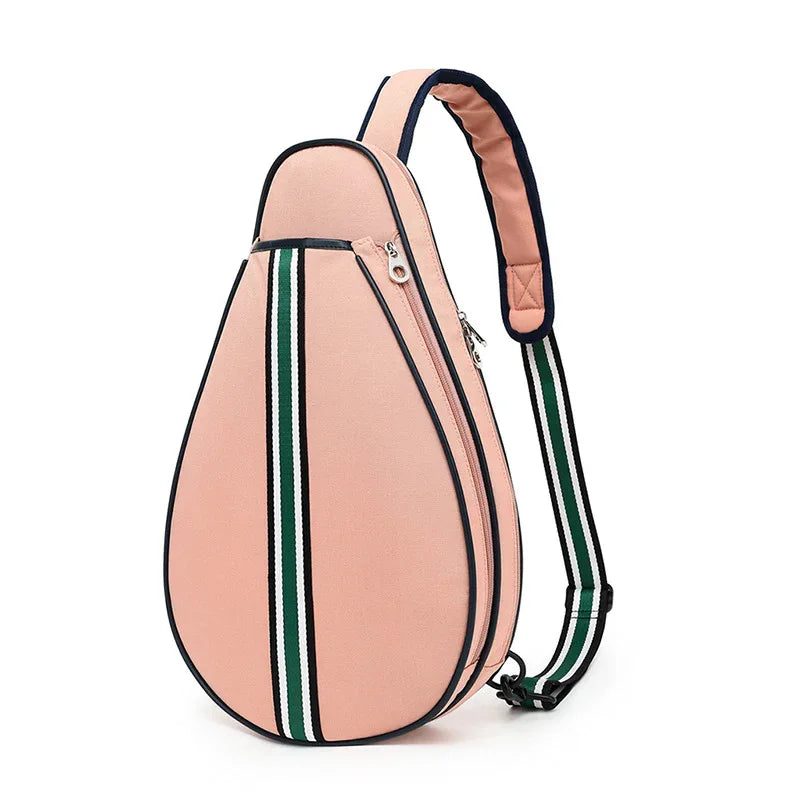 Sac à dos étanche à une épaule pour raquettes de badminton et de tennis