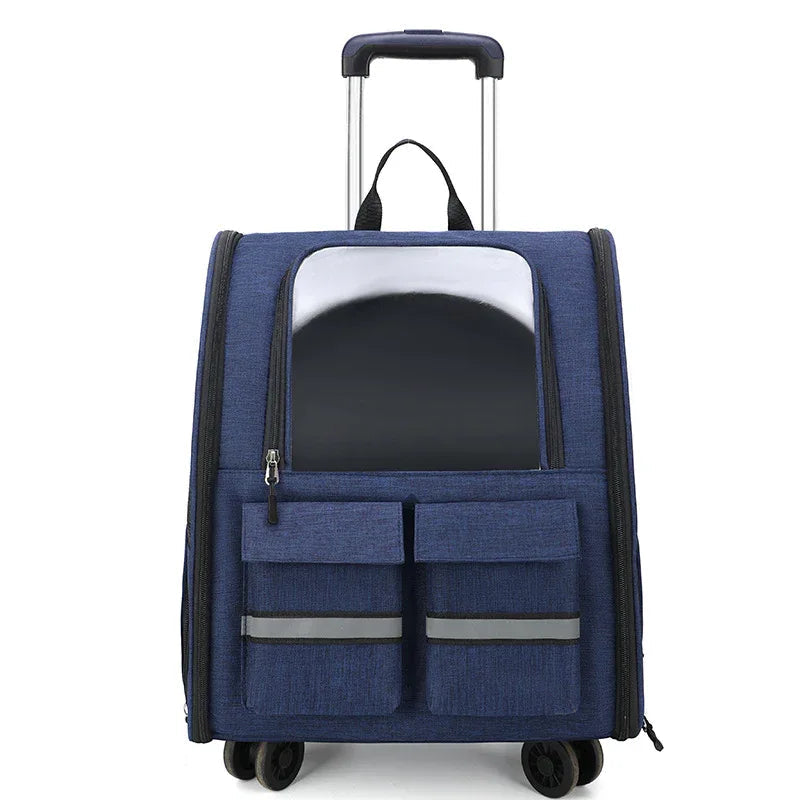 Sac à dos pour animaux de compagnie double épaule, pliable et respirant, pour chat et chien
