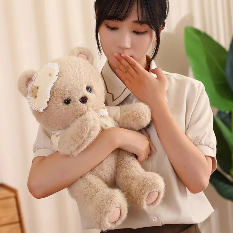 Peluche ours en peluche douce et mignonne