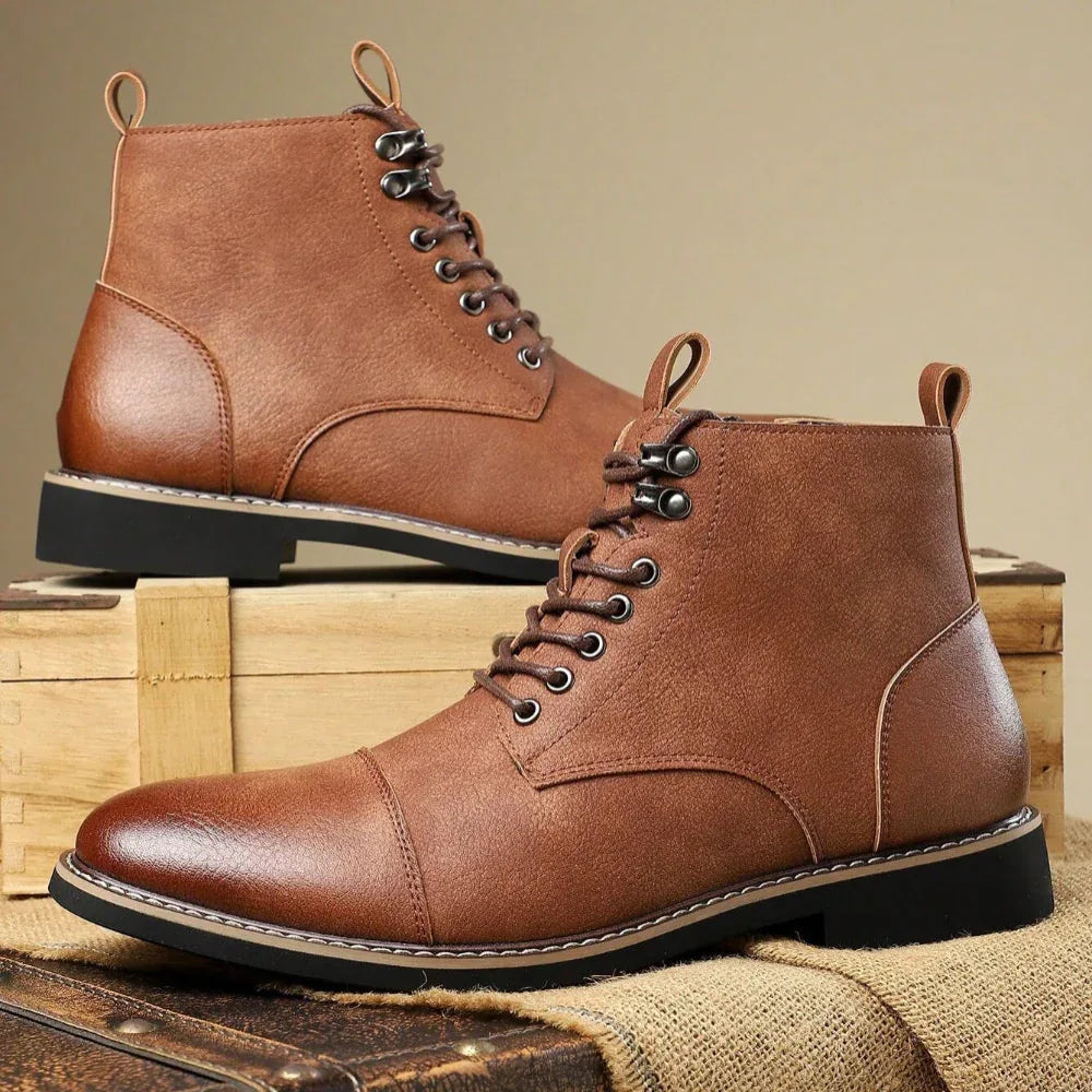 Bottes Martin rétro décontractées pour hommes