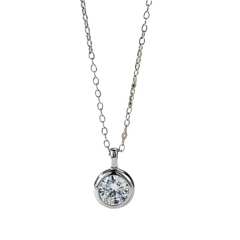Elegante Halskette aus Sterlingsilber für Damen