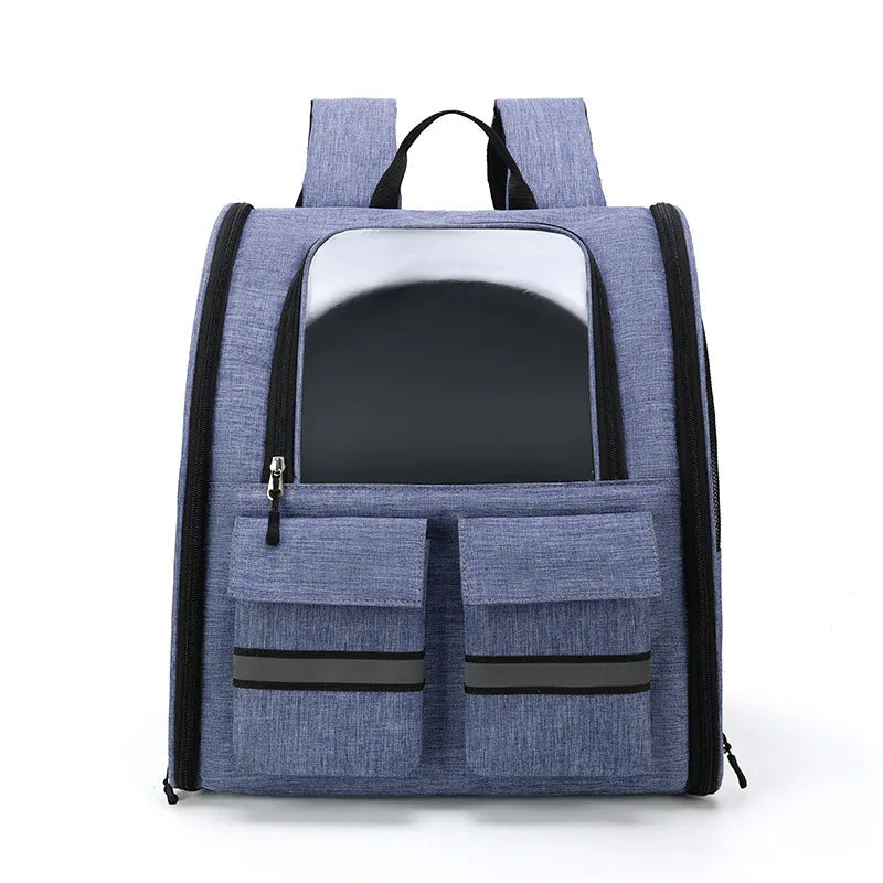 Sac à dos pour animaux de compagnie double épaule, pliable et respirant, pour chat et chien