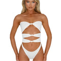 Damen-Badeanzug, einteilig, mit Cut-Outs