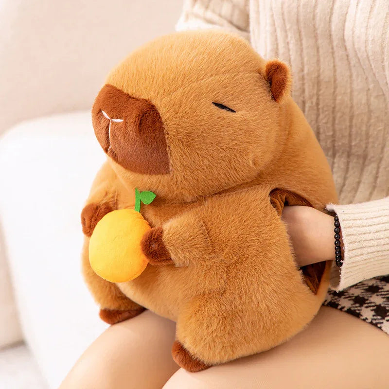 Jouet en peluche et sac à dos Capybara mignon pour enfants