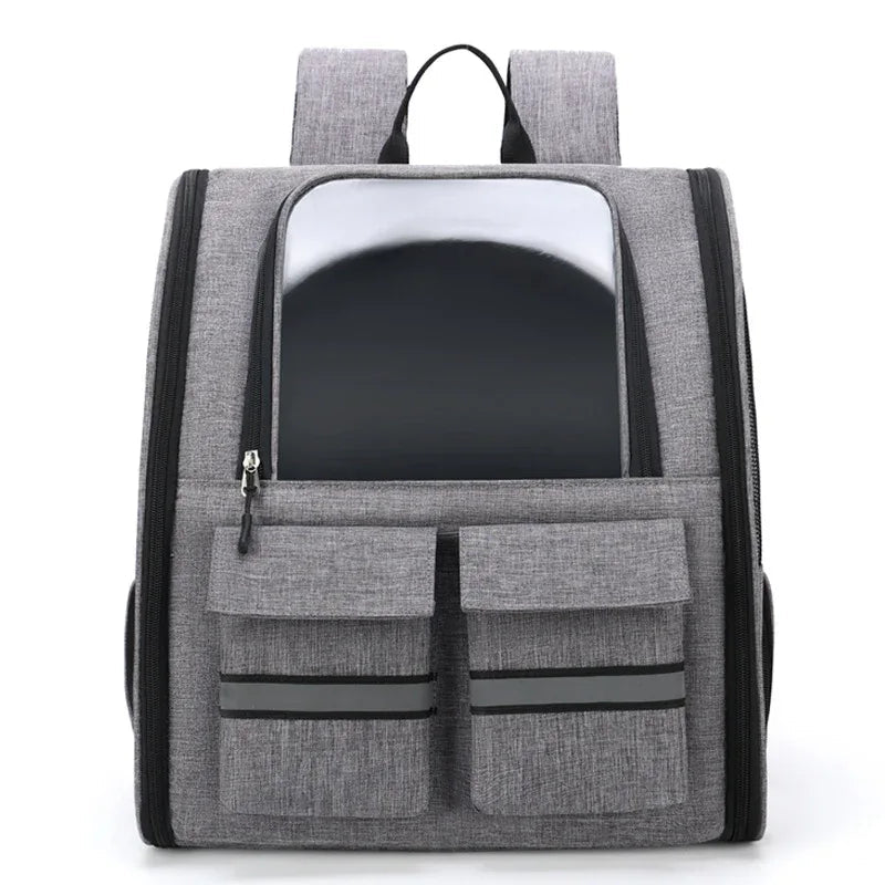 Sac à dos pour animaux de compagnie double épaule, pliable et respirant, pour chat et chien
