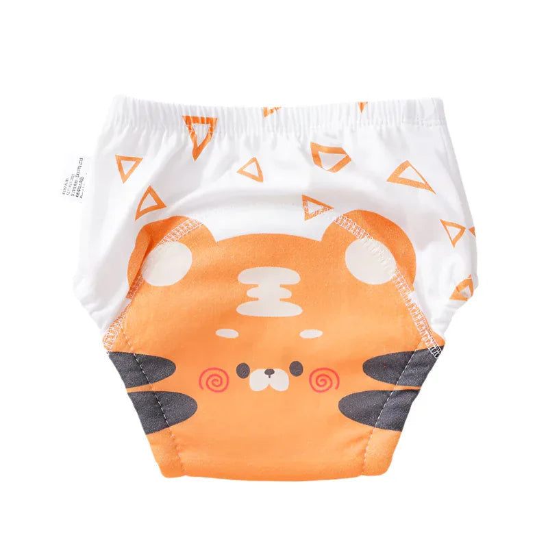 Couche lavable réutilisable en pur coton confortable pour bébé