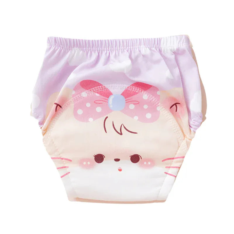 Couche lavable réutilisable en pur coton confortable pour bébé