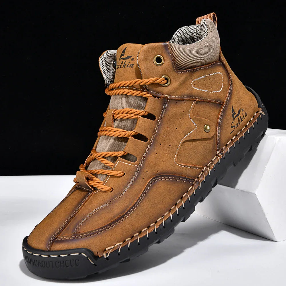 Herrenschuhe Outdoor Hohe Freizeitschuh Stiefel für Winter und Herbst
