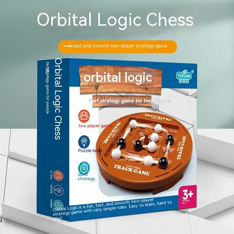 Jeu de Société Piste Logique Échecs Double Combat