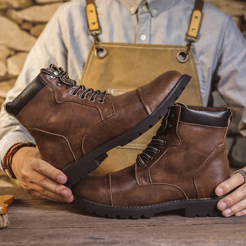 Herrenstiefel Britischer Stil Herbst Winter