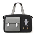 Sac à bandoulière portable d'extérieur pour animaux de compagnie Grande capacité Sac de transport pour chat respirant