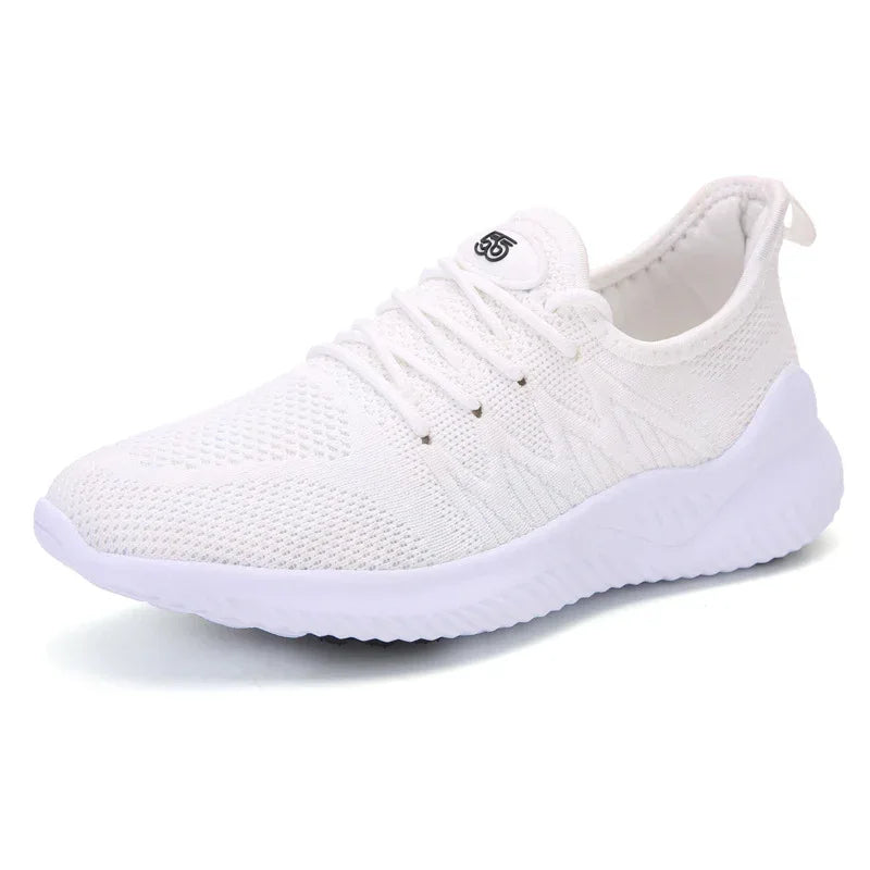Chaussures de sport décontractées en tissu pour femme