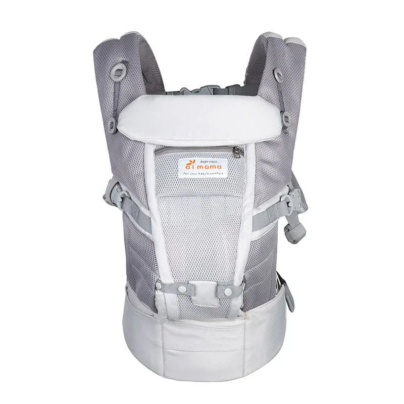 Porte-bébé ajustable en matière respirante