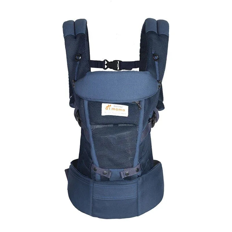 Porte-bébé ajustable en matière respirante
