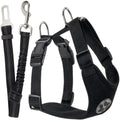 Harnais ajustable en nylon pour chien avec laisse amovible