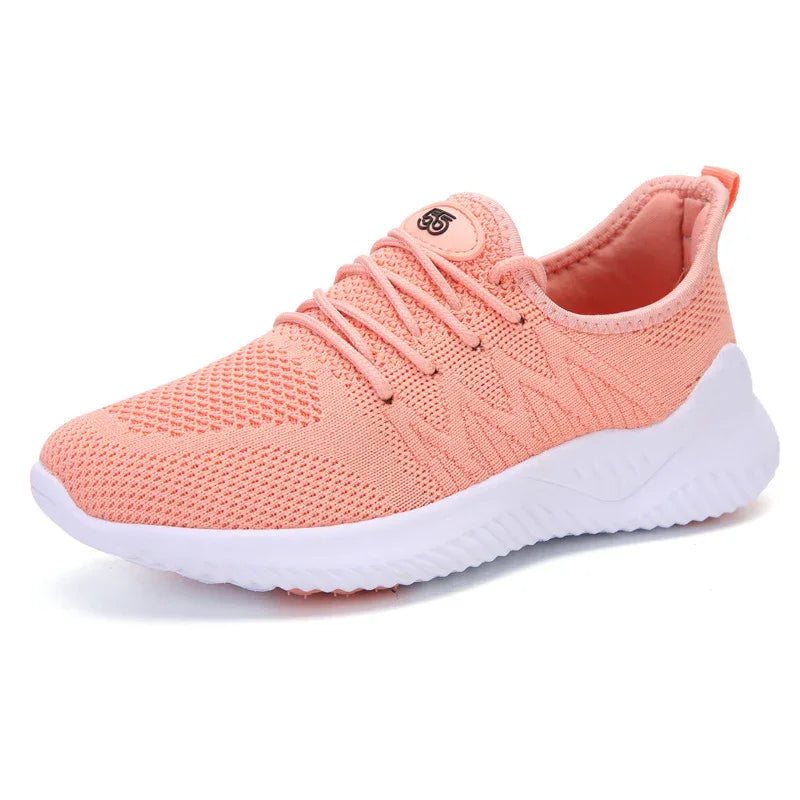 Chaussures de sport décontractées en tissu pour femme
