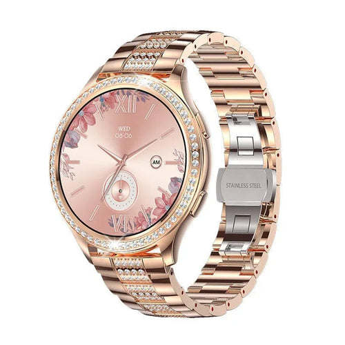 AK53 Bluetooth-Anrufe Herzfrequenz Blutdruck Blutsauerstoff Monitor Wetter Smartwatch