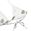 All-over print recycled string bikini top