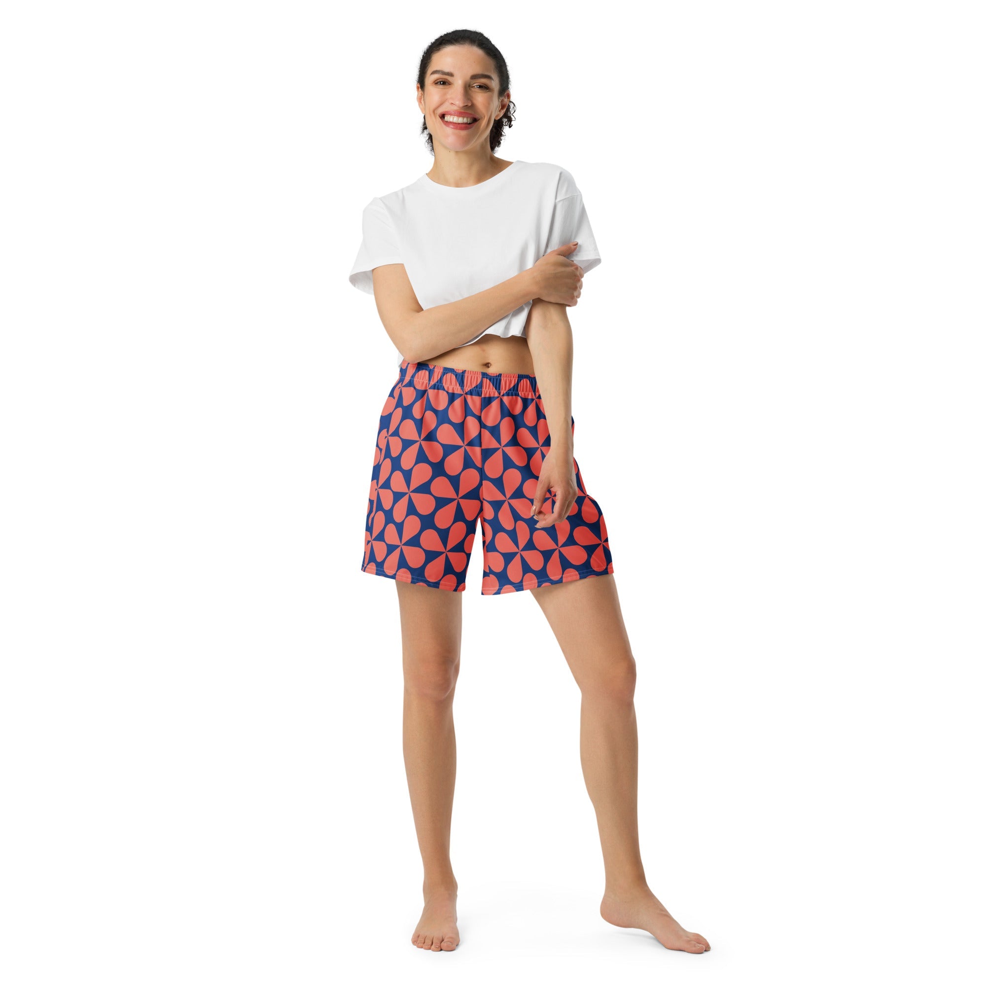 All-Over Print Unisex Athletic Long Shorts