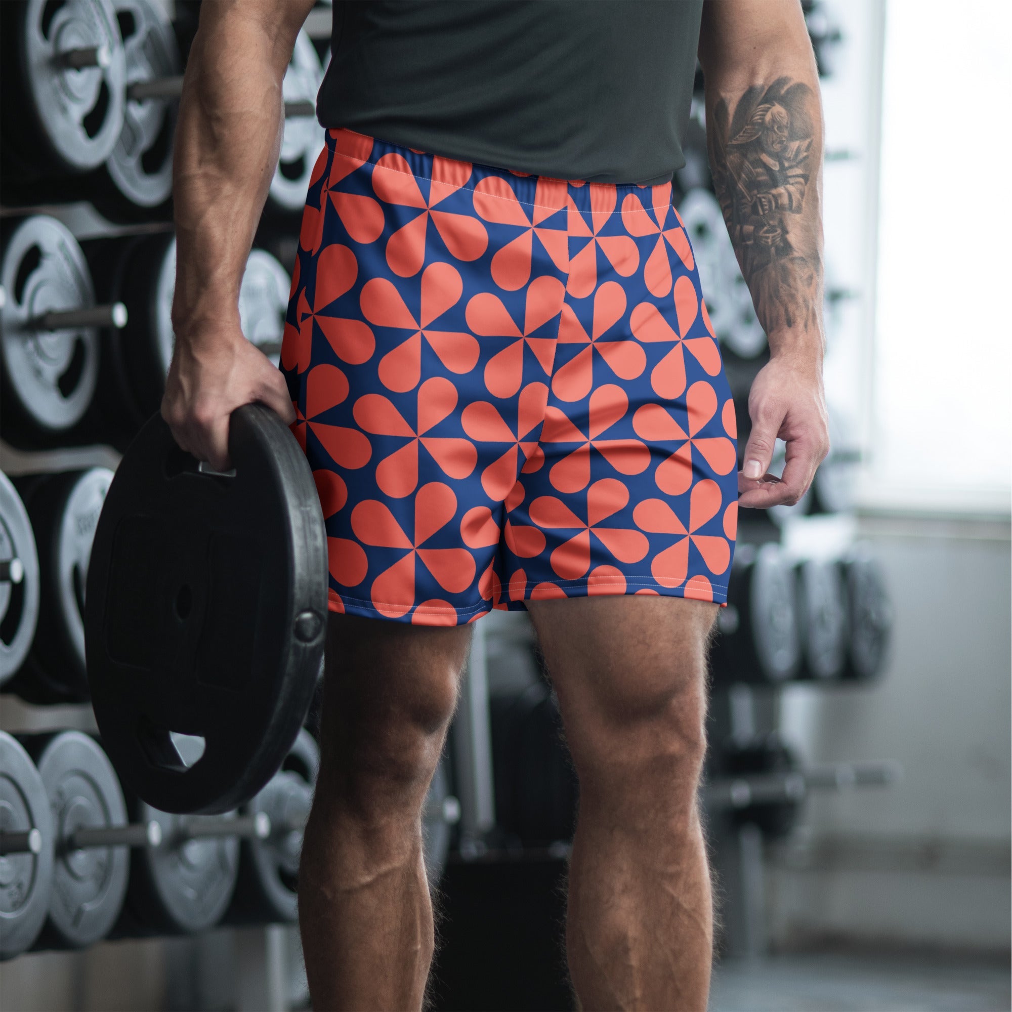 All-Over Print Unisex Athletic Long Shorts