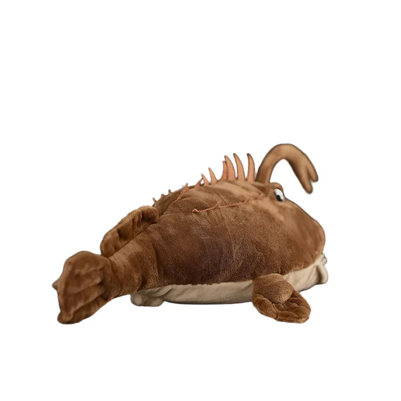 Peluche en forme de baudroie américaine ou de poisson-lanterne