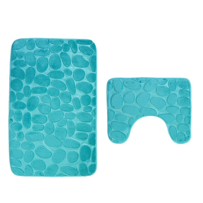 Ensemble de tapis de sol antidérapants pour salle de bain