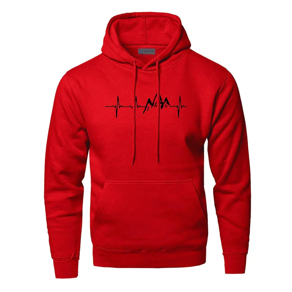Herren Warmer Bequemer Polyester-Kapuzenpullover
