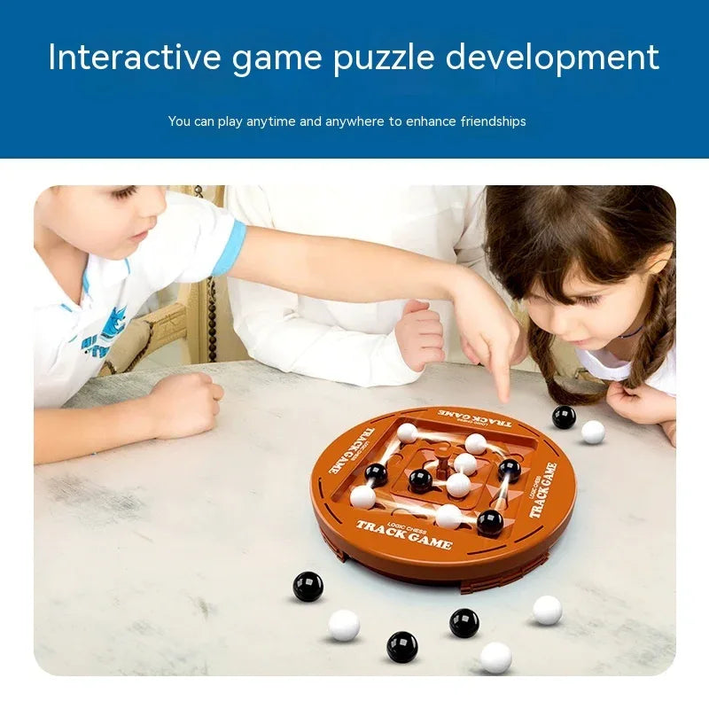Jeu de Société Piste Logique Échecs Double Combat