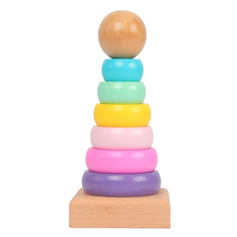 Regenbogen Turm Lernspielzeug für Kinder