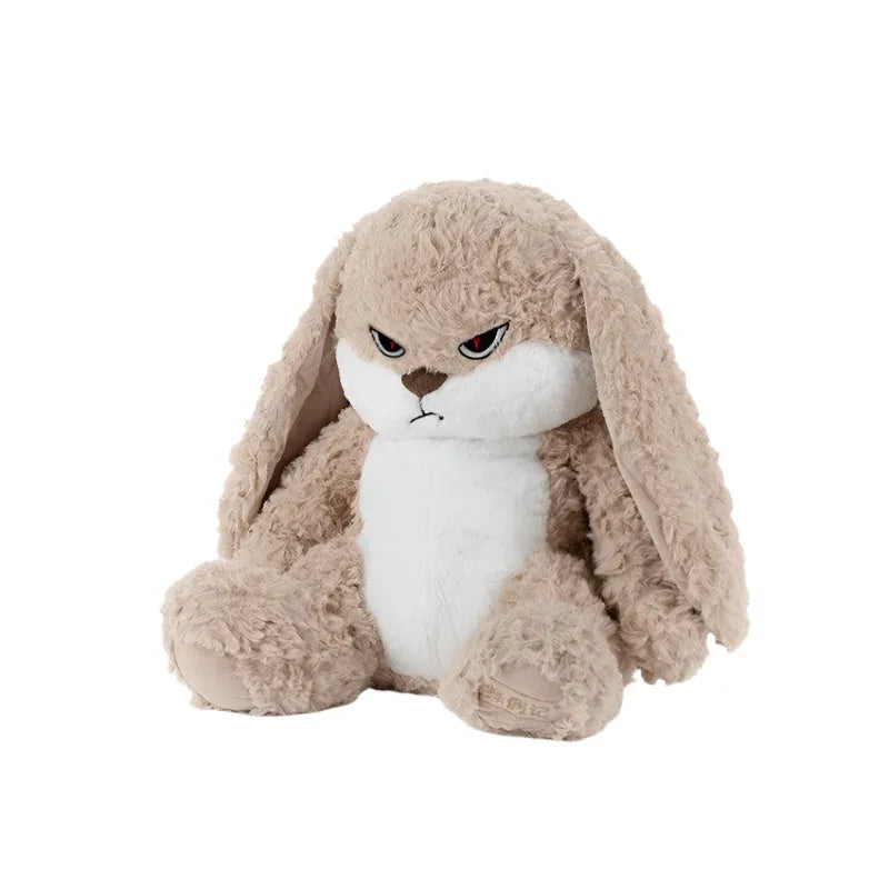 Peluche lapin mignon en colère