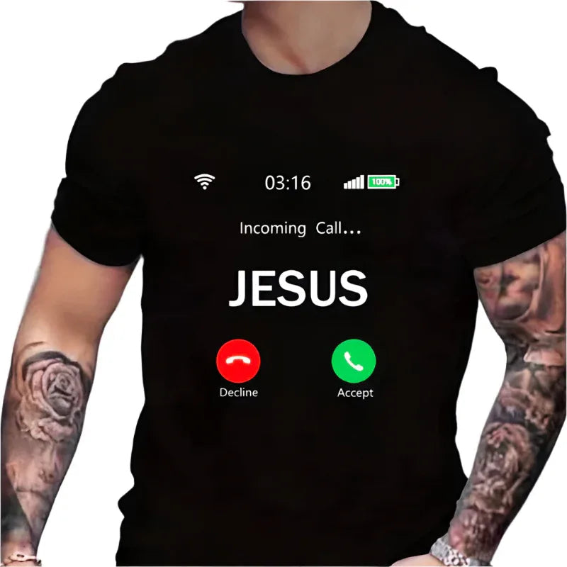 Herren Rundhals Kurzarm Sommer T-Shirt