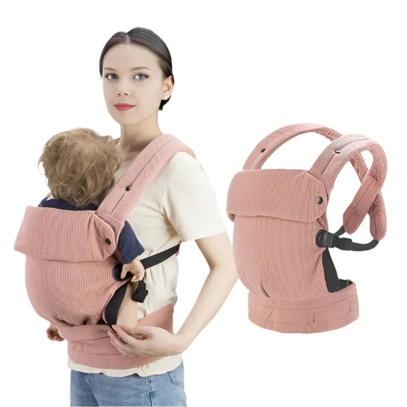 Porte-bébé ventral et dorsal en coton réglable