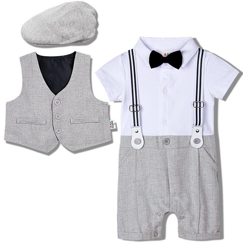 Costume de gentleman pour bébé garçon 0-18 mois