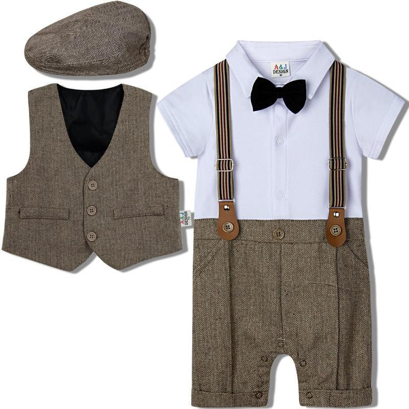 Costume de gentleman pour bébé garçon 0-18 mois