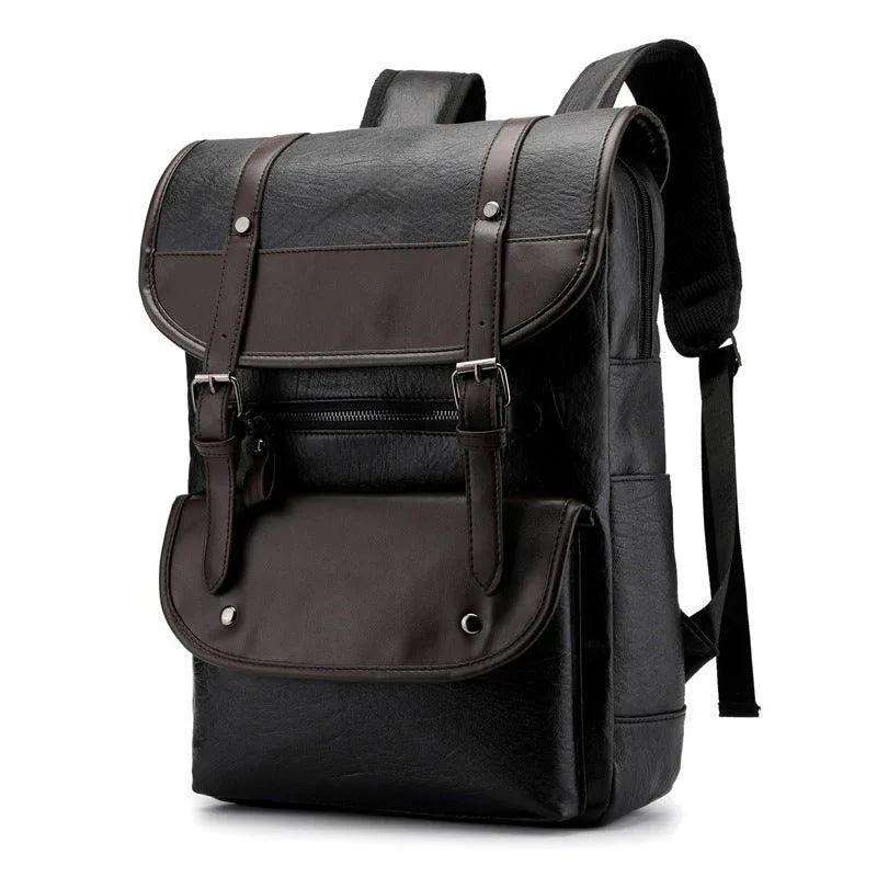 Rucksack aus PU-Leder für Studenten
